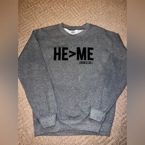 BUNDLE 5 for $50 👗👚 👖 
Gildan Sweatshirt HE>ME John 3:30 Crewneck Sweatshirt